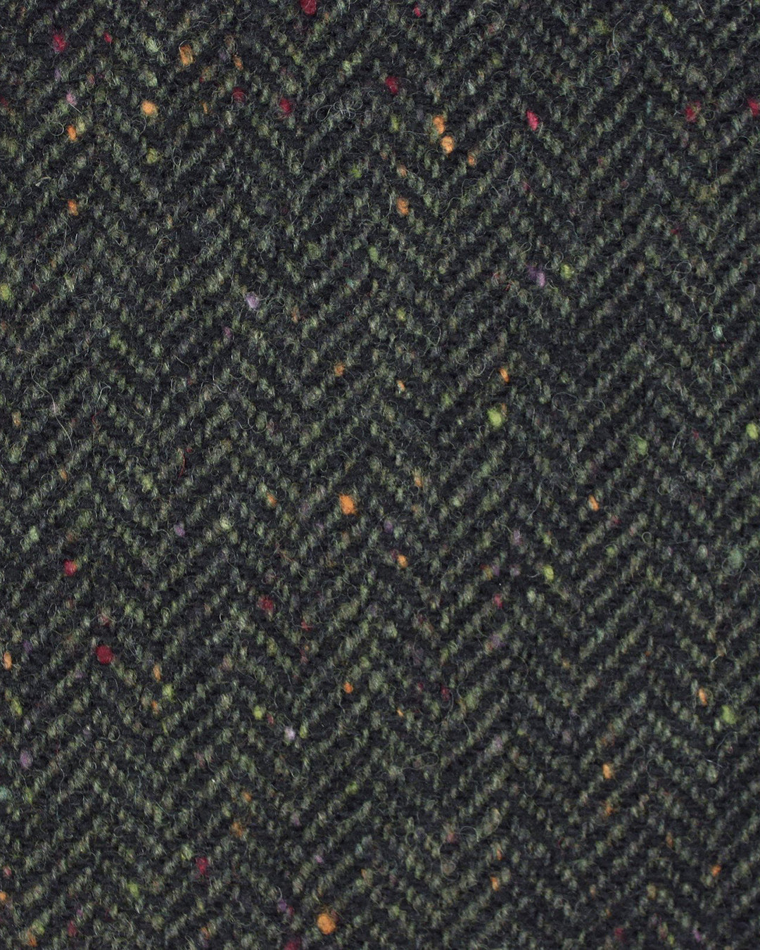 Molloy Herringbone Donegal Tweed Pants - Forest - 5