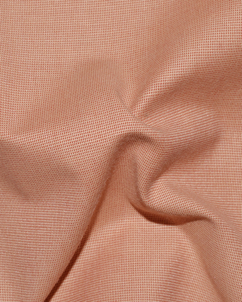 Cotton Poly: Reddish Orange End On End