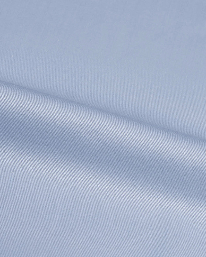Brembana 2-Ply Giza Sky Blue Business Twill Shirt