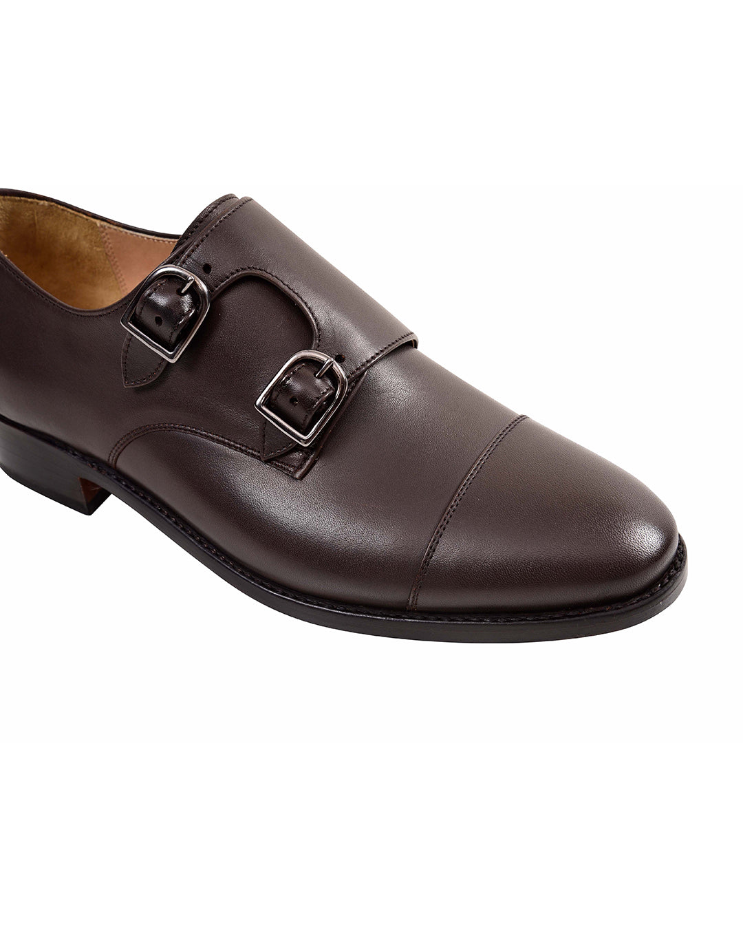 Double Monk Strap Brown – Luxire Custom Clothing
