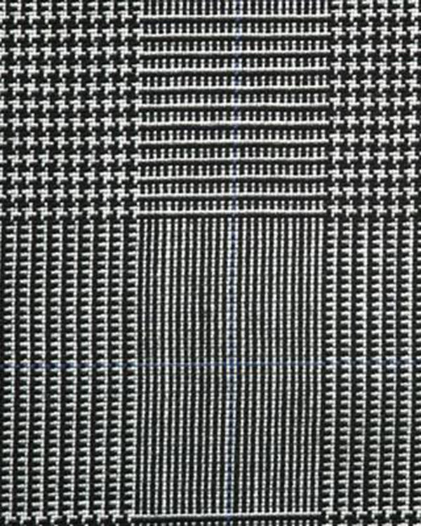 Dugdale Fine Worsted - Grey Prince of Wales with Blue Overcheck