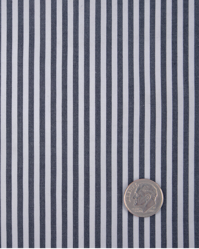 Navy Candy Stripes Every-day Shirt