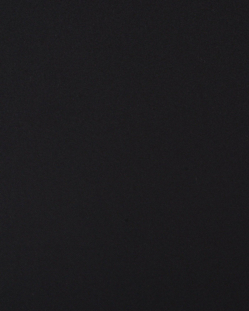 VBC Black 100% Wool Flannel