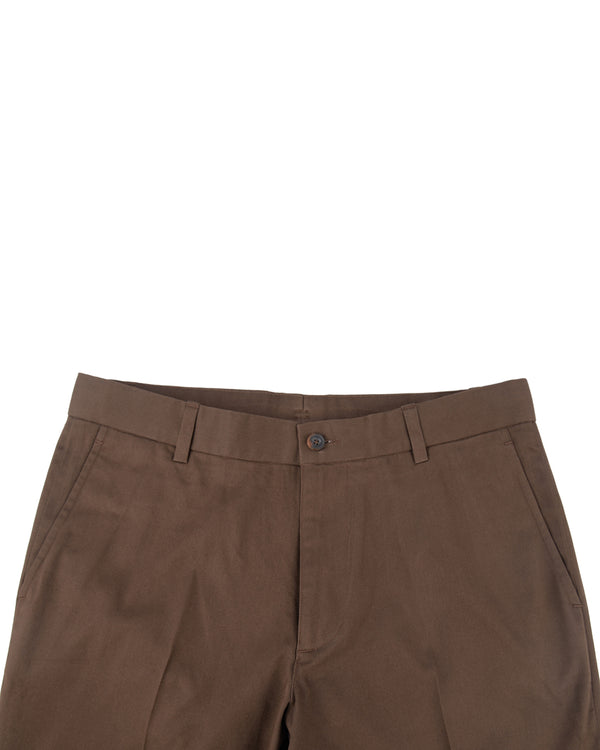 Brisbane Moss Dark Brown Twill