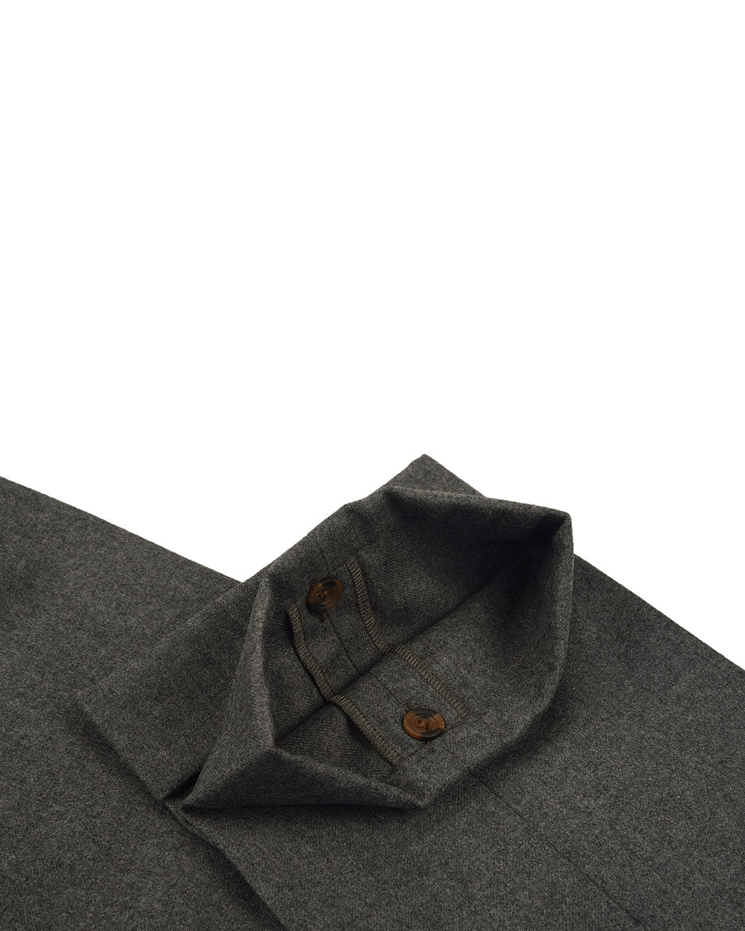 Minnis Flannel: Grey Worsted Pants - 5