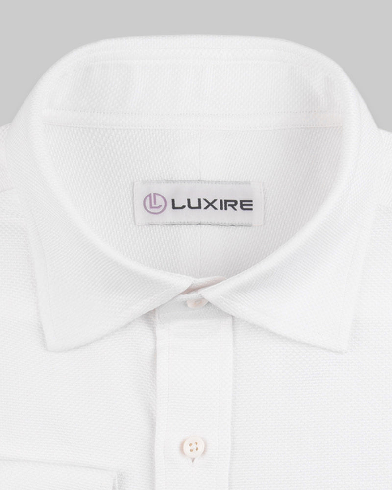 Grandi and Rubinelli Matt White Lustrous Shirt