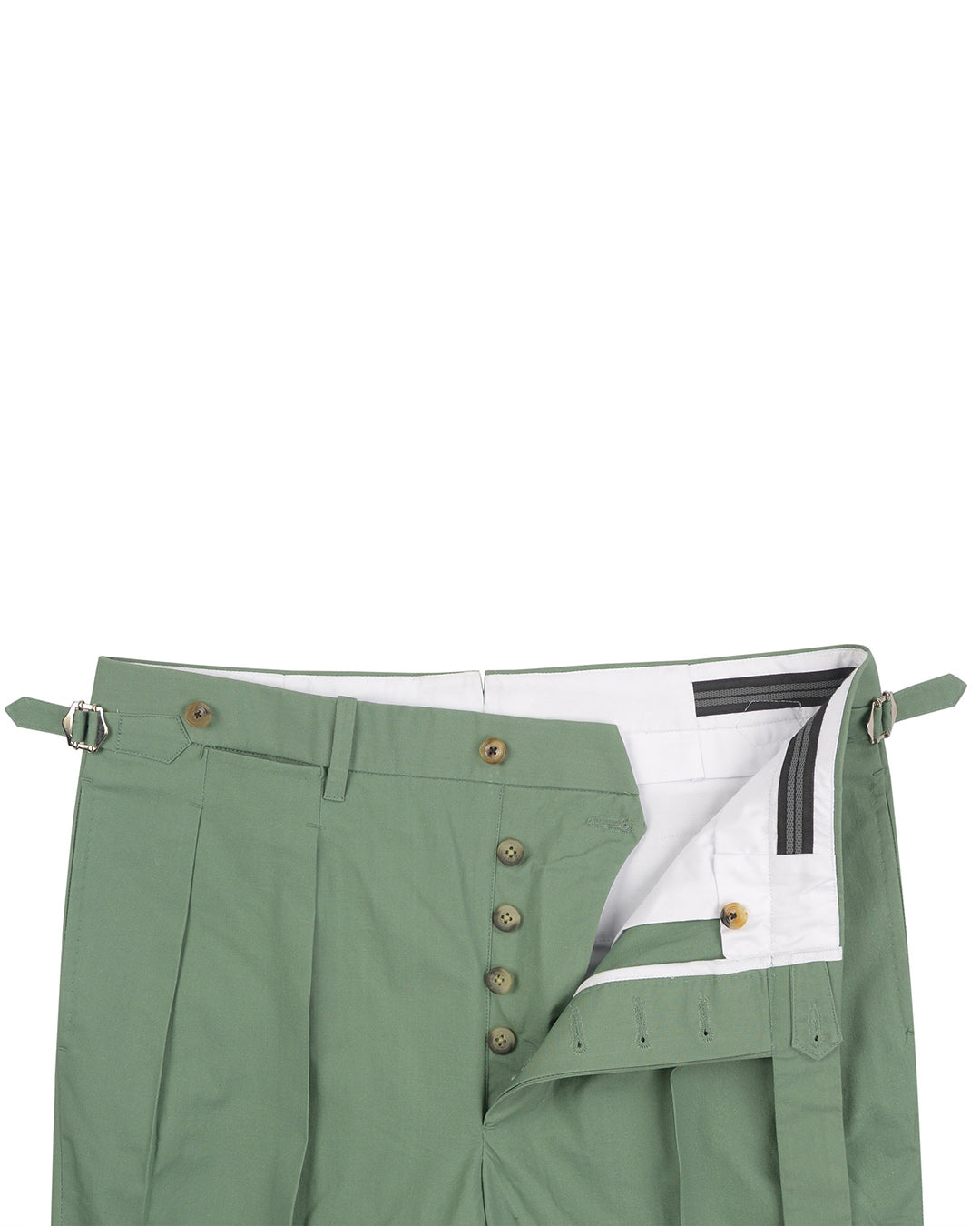 Chino: Green Slub Chambray - 3