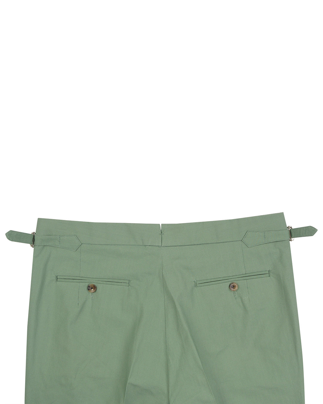 Chino: Green Slub Chambray - 4