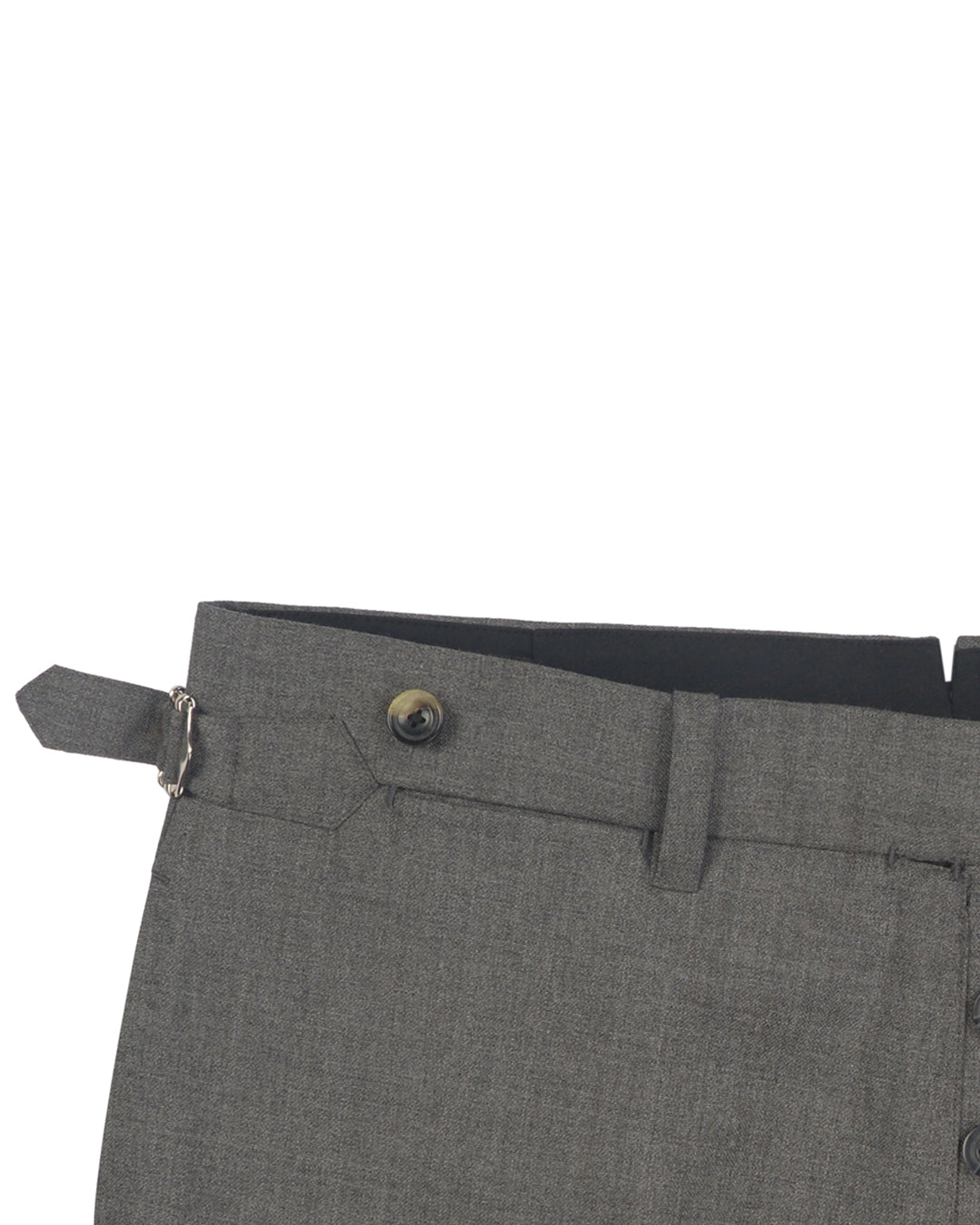 Holland & Sherry Crispaire Grey Solid
