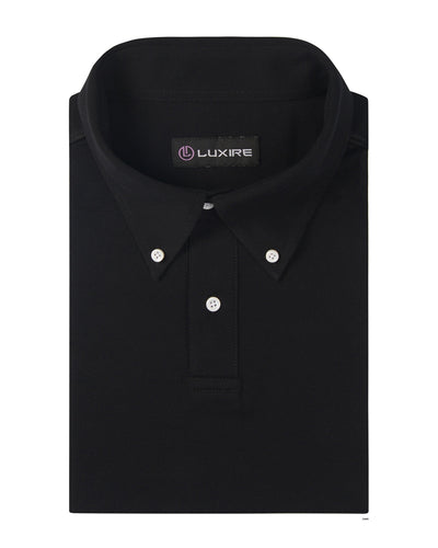 Coal Black Polo T-shirt