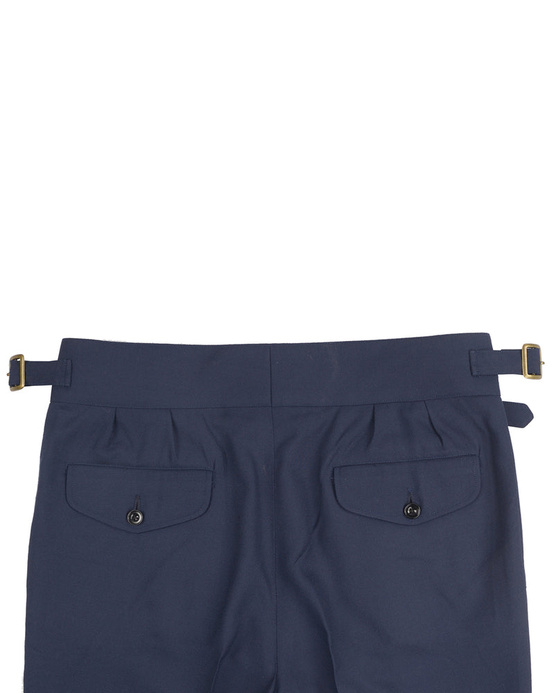 Holland & Sherry Crispaire Navy Solid