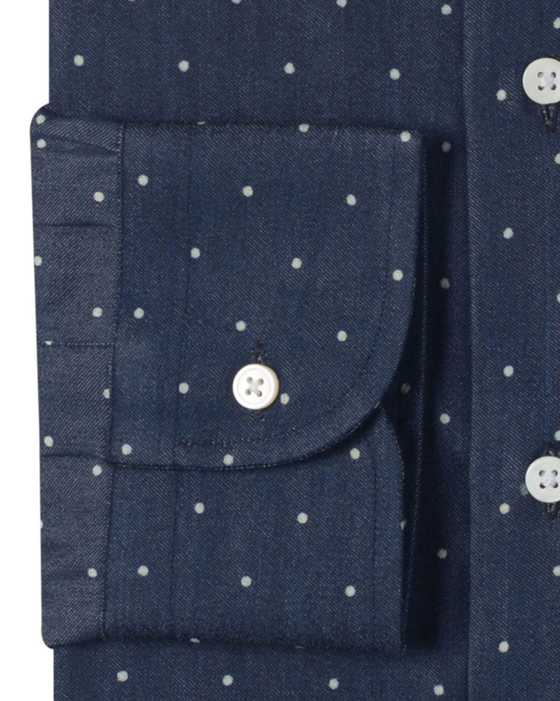 Indigo Denim Wabash Polka