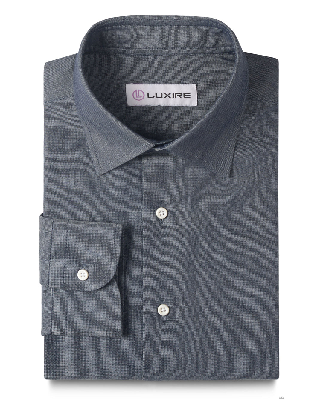Soft Indigo Chambray – Luxire Custom Clothing