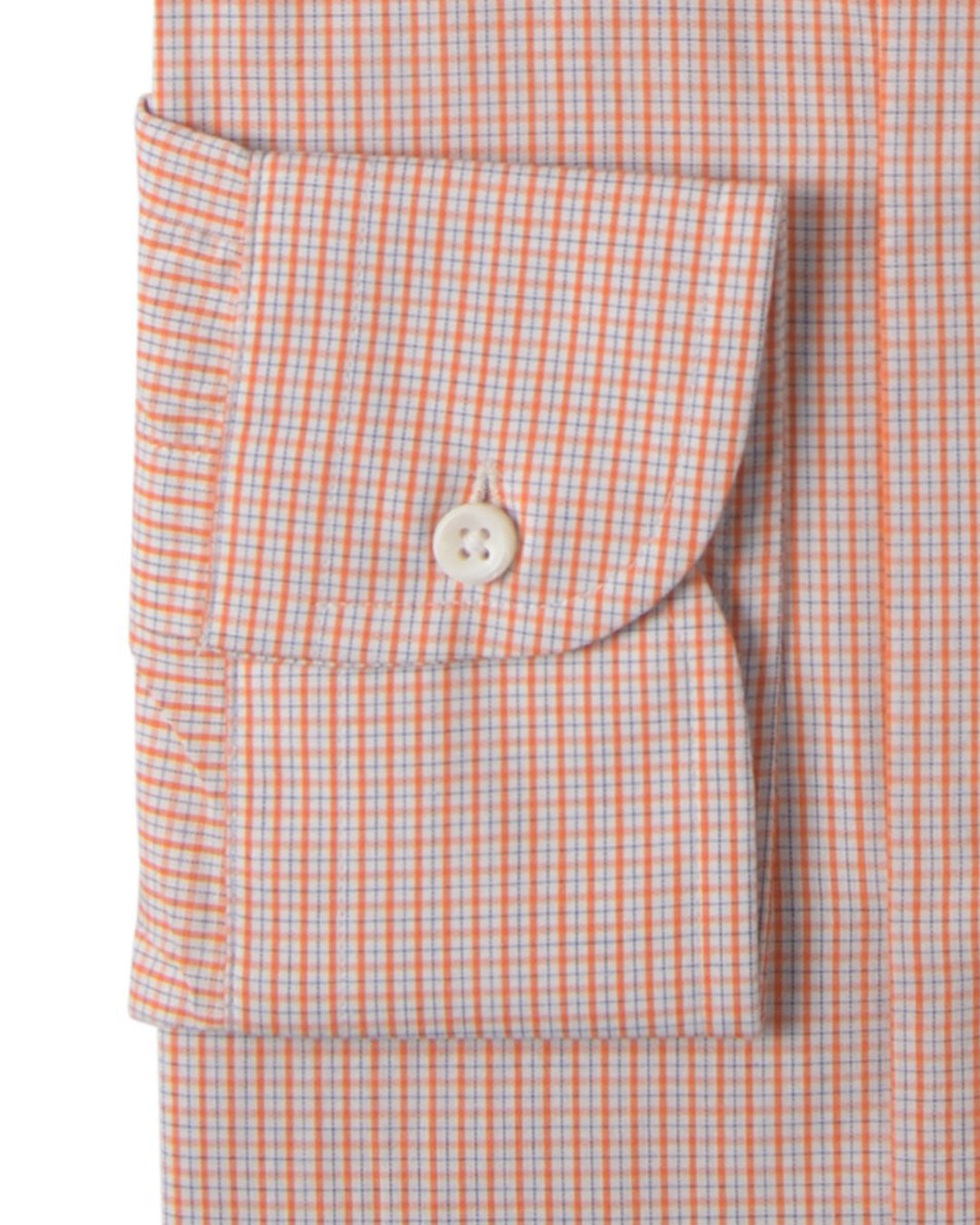 Orange Blue Tattersall Checks