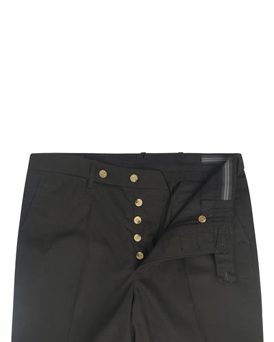 Black Ripstop Chino Pants