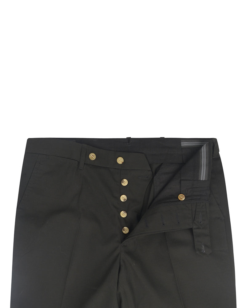 Black Ripstop Chino Pants