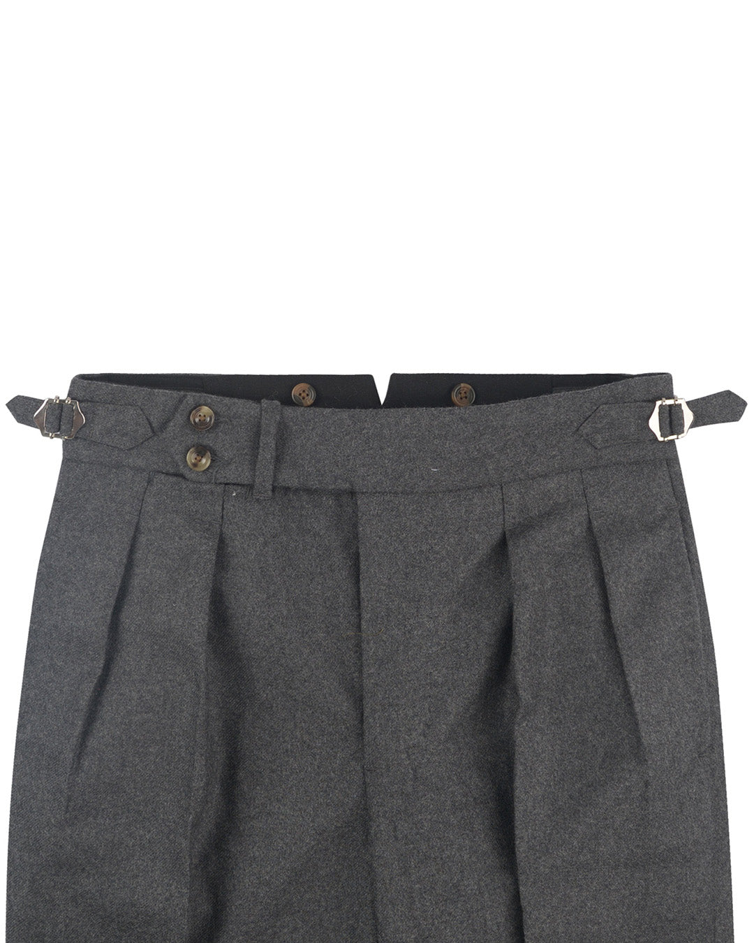 Holland Sherry Classic Worsted Flannel Wool Wool Grey – Luxire