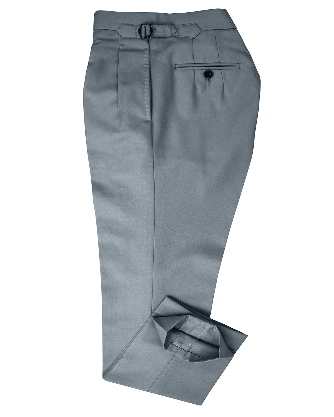 Dugdale Fine Worsted Pant - Grey Plain - 2