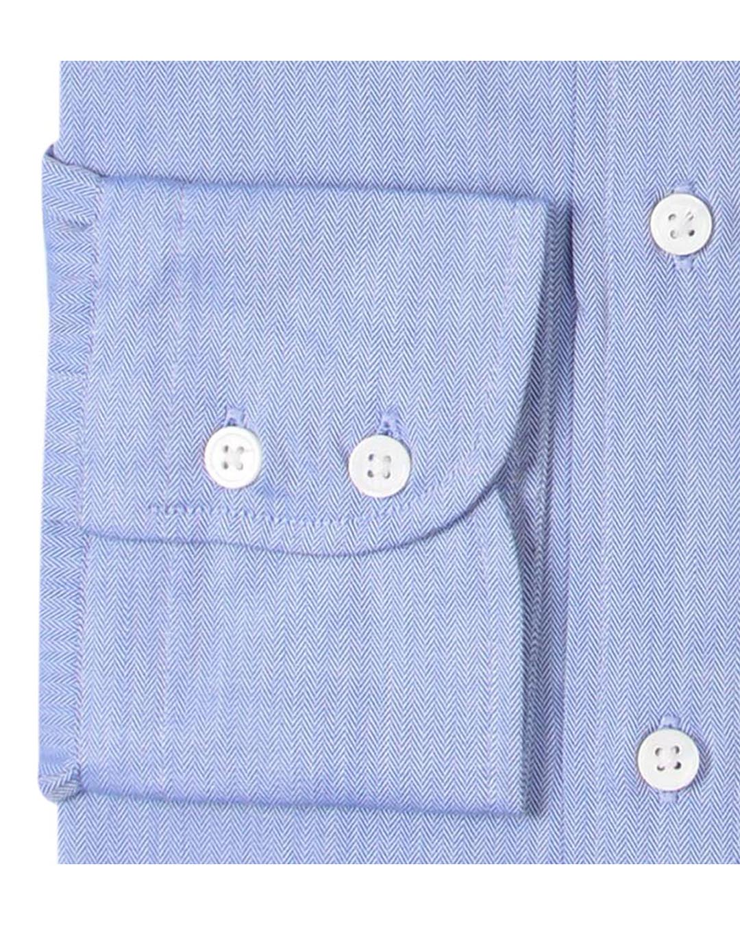 Soft Blue Herringbone - 3