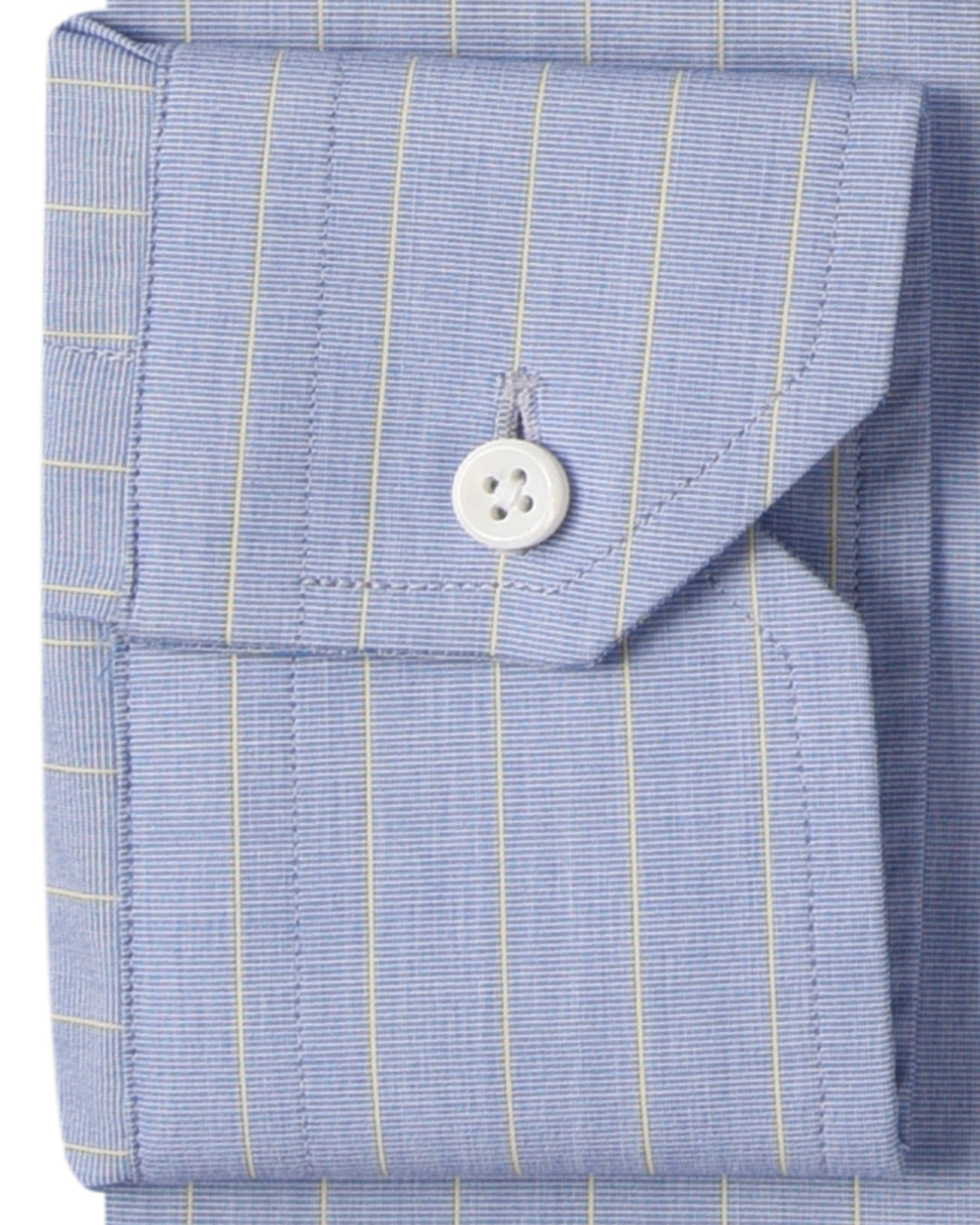 Yellow Pin Stripes on Blue End on End