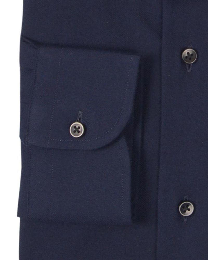 Cashmerello Alumo: Dark Navy Blue Cotton Twill