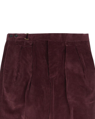 Brisbane Moss Maroon Corduroy