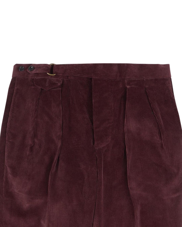 Brisbane Moss Maroon Corduroy
