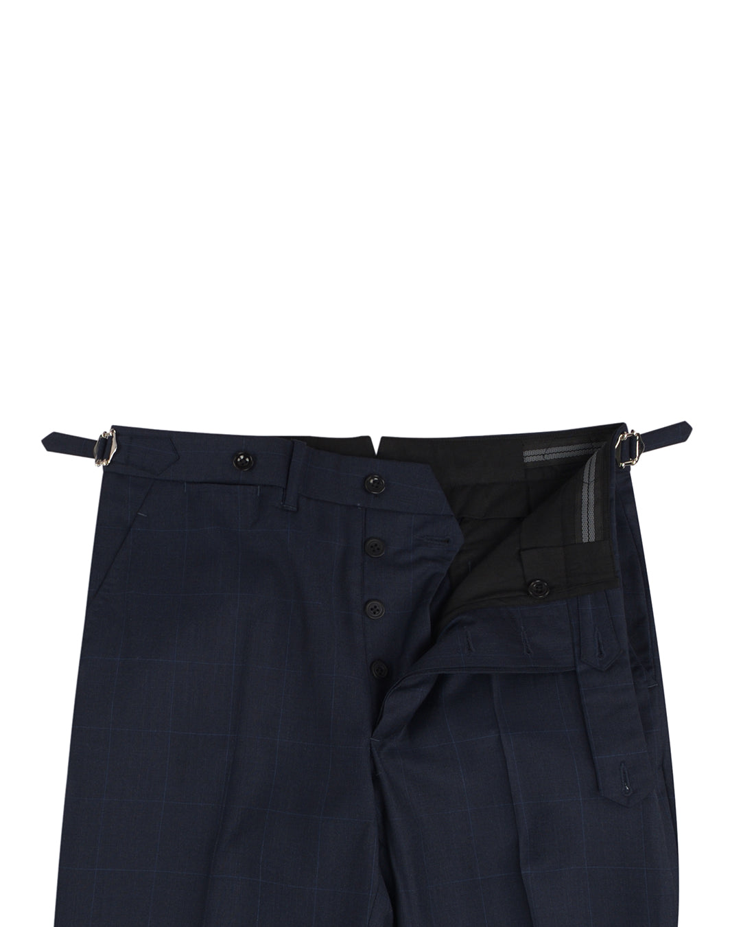 Drago: Super 130s Navy Prince of Wales Checks - 3