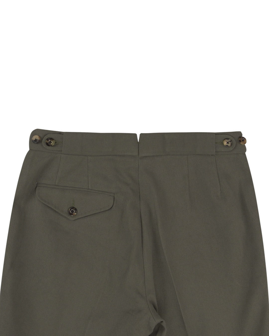 Brisbane Moss Lovat Heavy Cotton Twill - 5