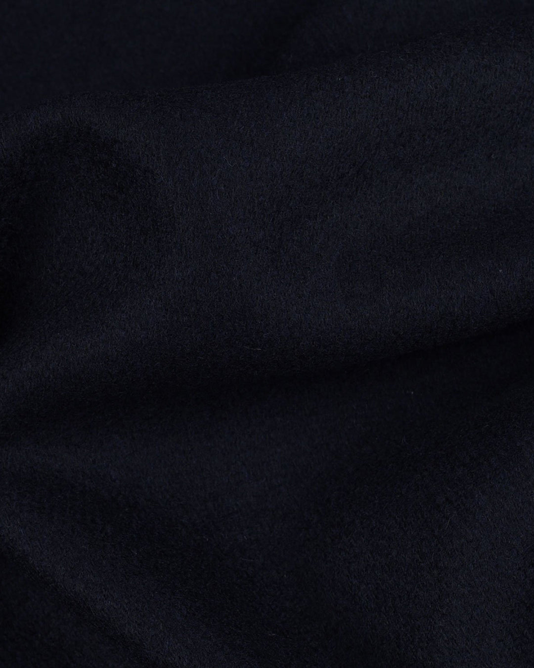 Dark Navy Twill Wool Topcoat - 7