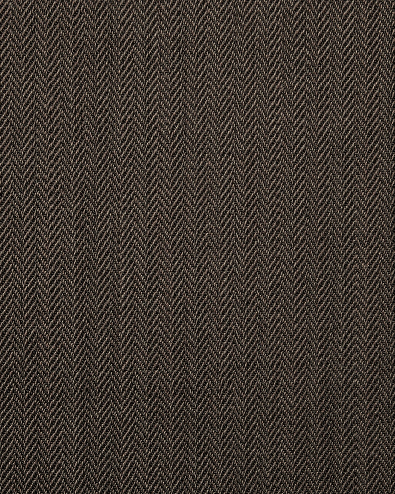 Performance Chino: Brown Herringbone