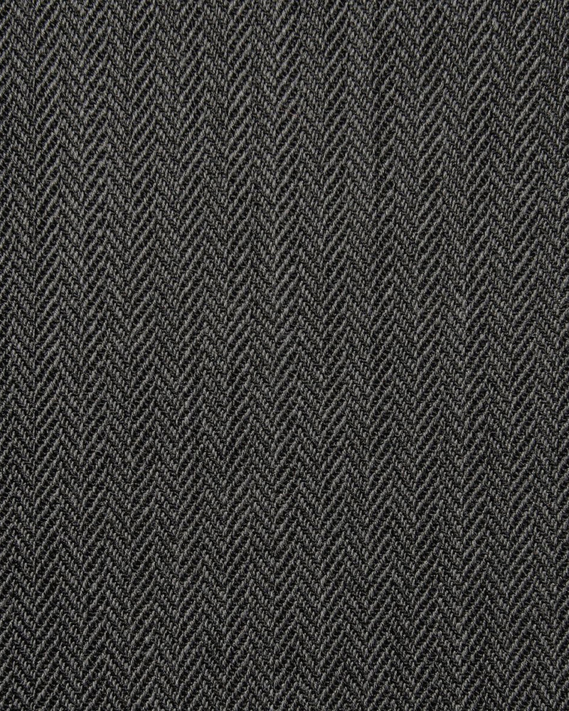 Performance Chino: Grey Herringbone