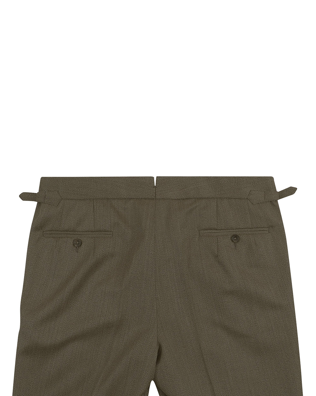 Drapers: Beige Covert Wool High Waisted Pant