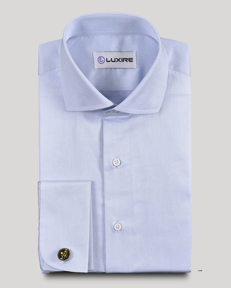 Zambiati 140/2 Powder Blue Twill Shirt