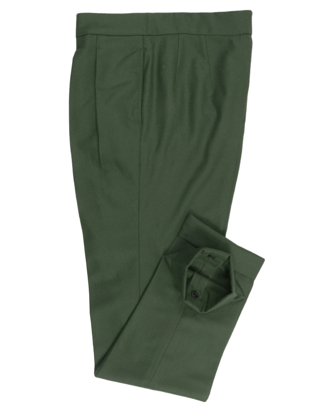 VBC :100% Wool Green Flannel - 1