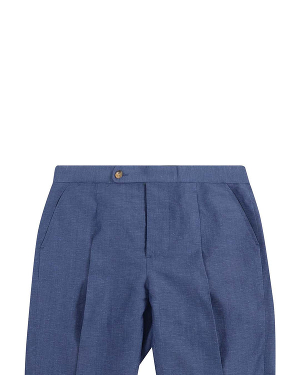 VBC: Indigo Blue  Wool-Linen