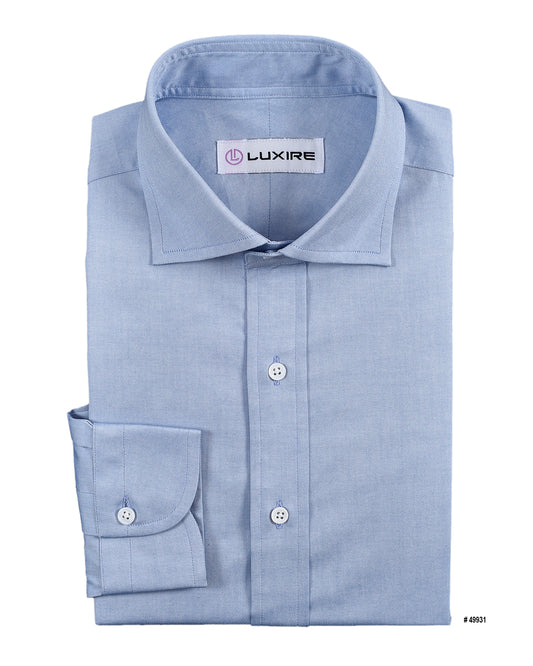 Sky Blue Pinpoint Oxford