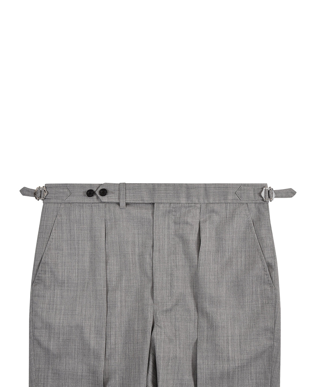 Washable Wool Light Grey Dress Pant - 2