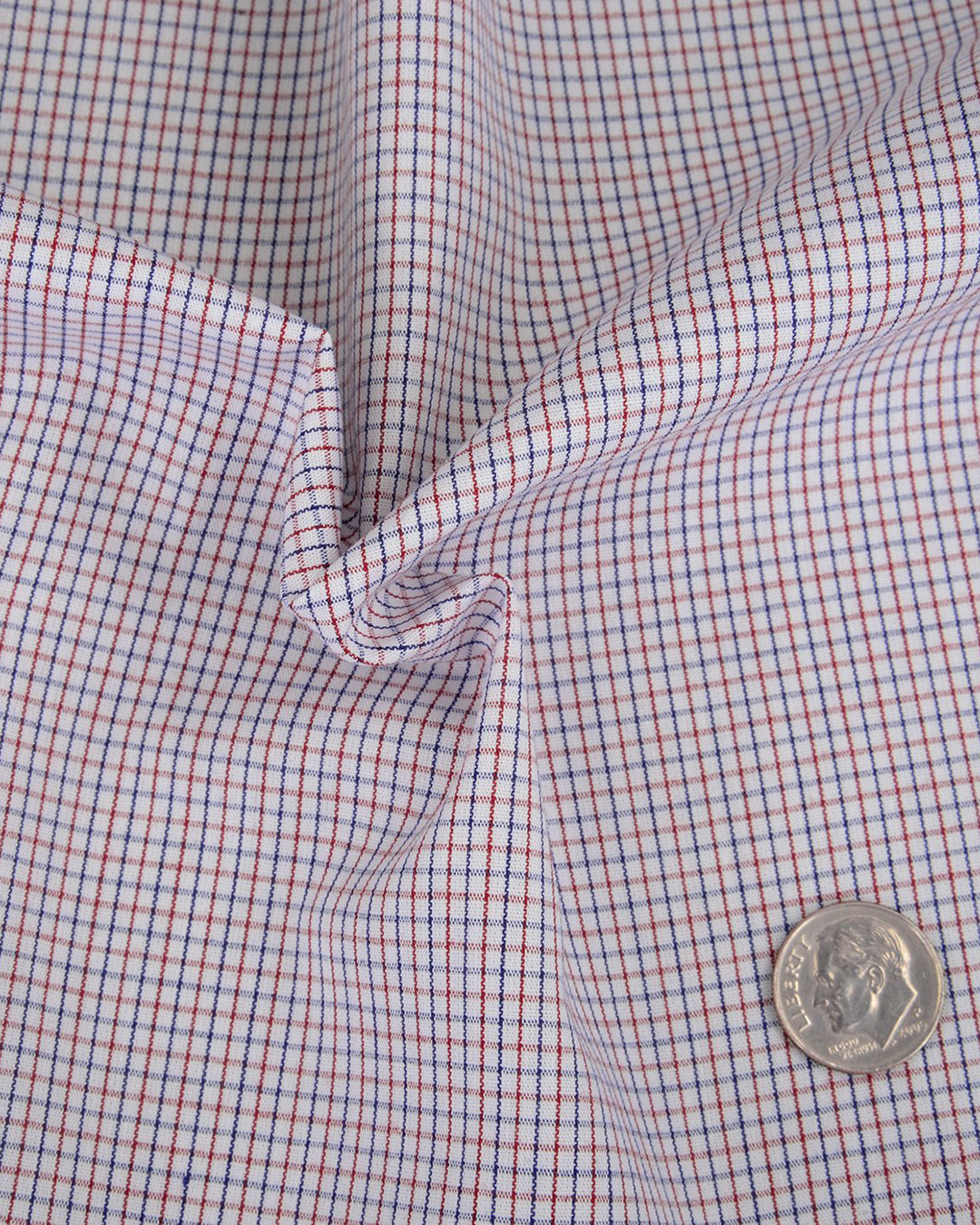 Blue Red Tattersall Checks - 5