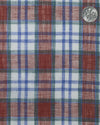 Linen: Blue Red White Madras Tattersall
