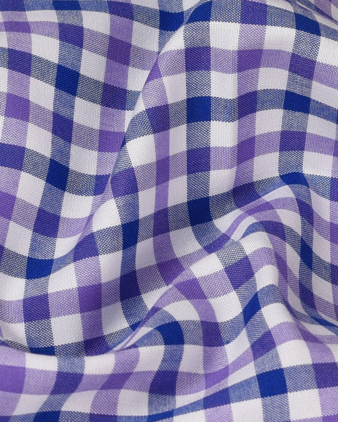 Navy Purple White Checks - 3