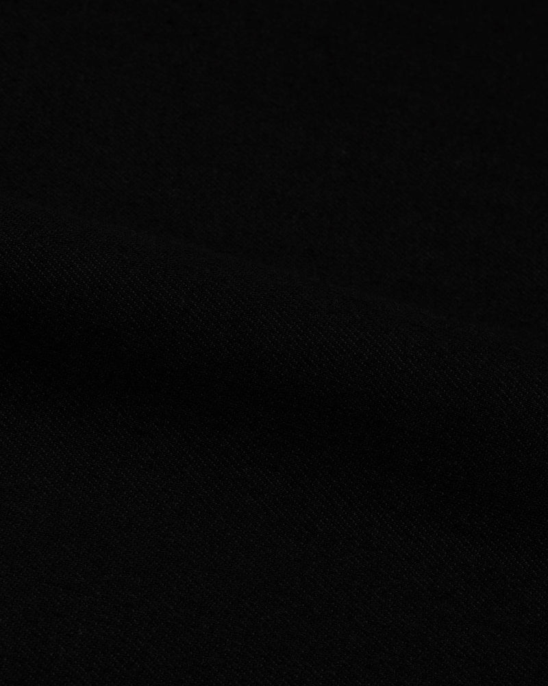 Sondrio Cotton: Black Heavy Denim Twill
