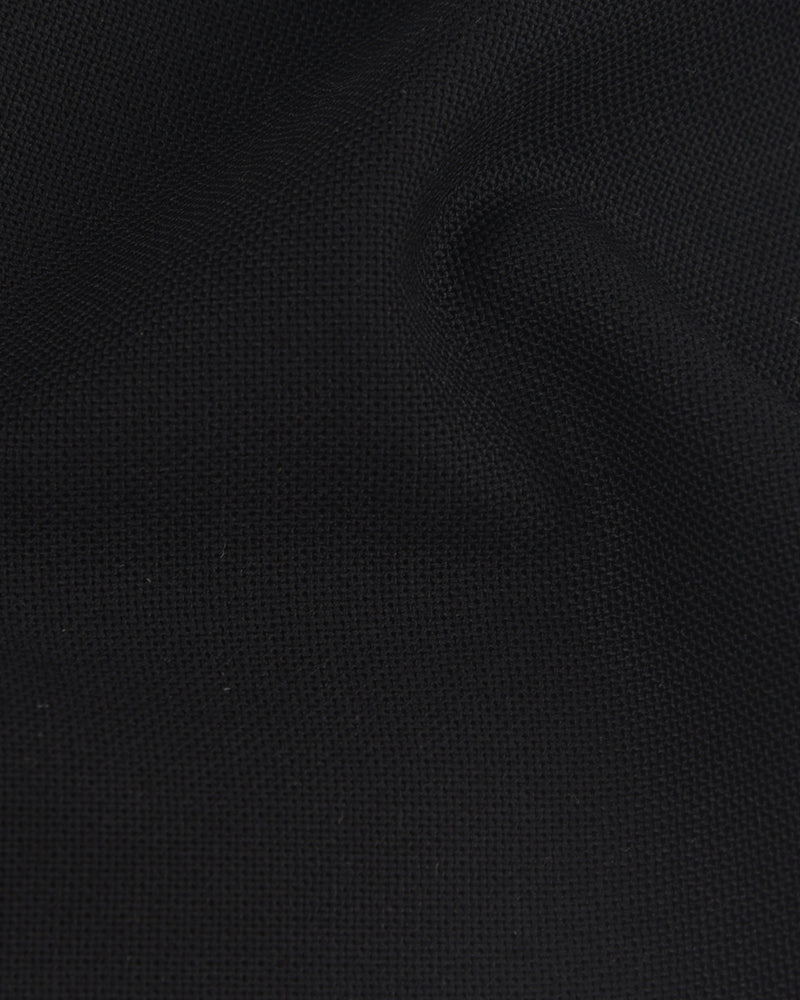 VBC: Black Tropical Wool Dress Pant