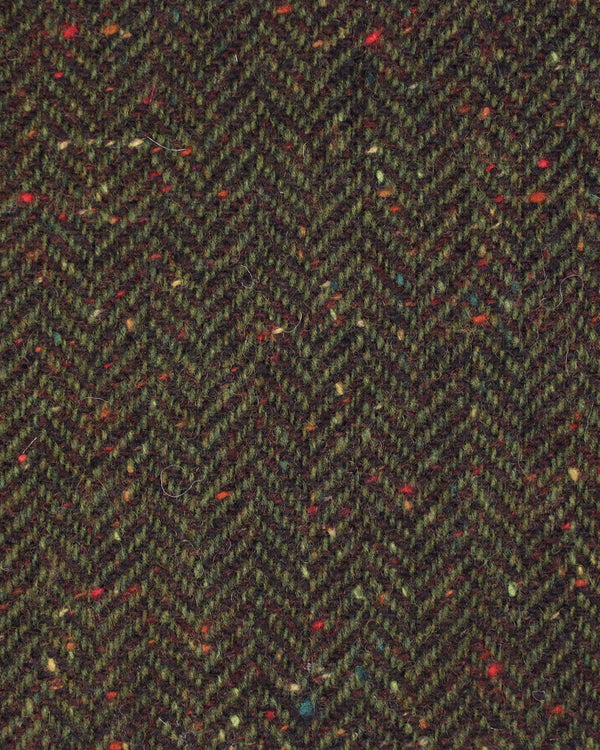 Molloy Herringbone Donegal Tweed Pants - Lovat
