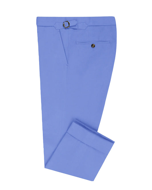 Light Cobalt Blue Twill Pants