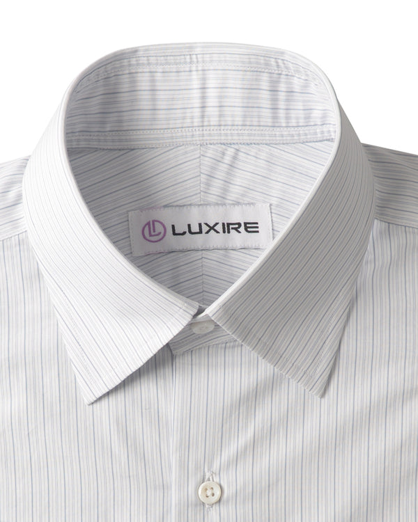 Alumo Light Grey And Light Blue Alternate Stripes