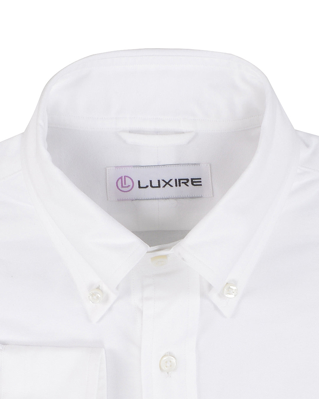 トップス ALUMO Alumo Oxford: White — Luxire Custom Clothing