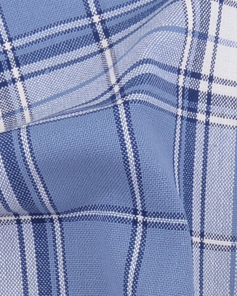 Shades Of Blue Madras Checks