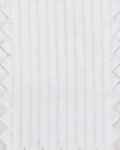 Brisbane Moss White Undyed 12 Wale Corduroy