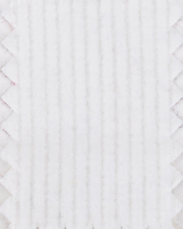 Brisbane Moss White Undyed 12 Wale Corduroy